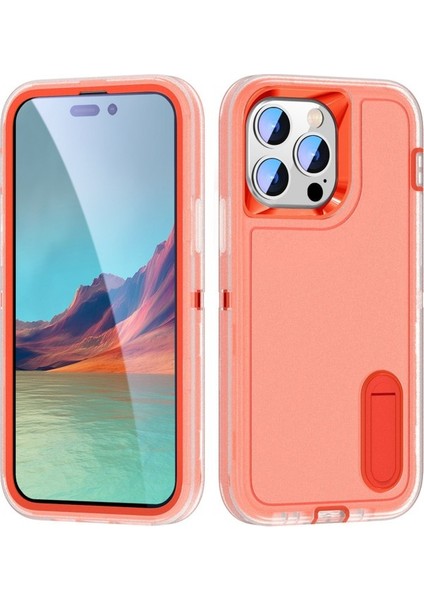 Iphone 13 Pro Max Standlı Sağlam Ka Telefon Kılıfı (Yurt Dışından)