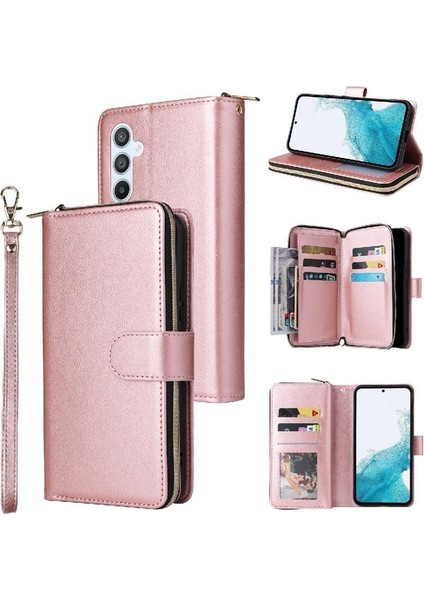 Samsung Galaxy A54 5g Flip Kapak Fermuarlı Cebi El Kayışı ile 9 (Yurt Dışından) fiyatları