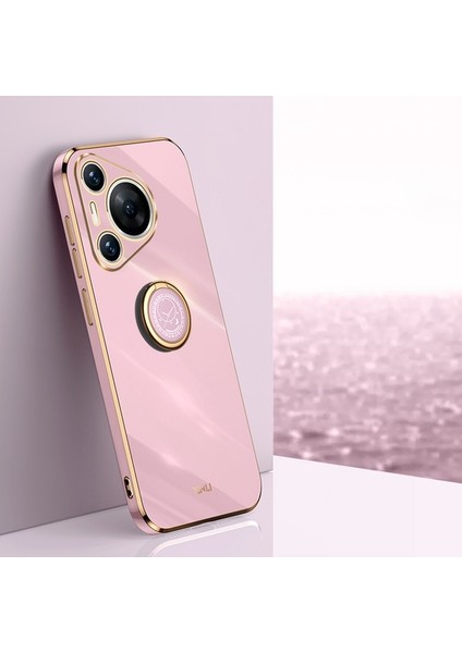 Huawei Pura 70 Tpu Düşme Önleyici Halka Stand Galvanik Telefon Kapağı (Yurt Dışından) modelleri