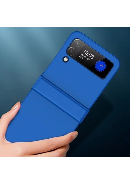 Samsung Galaxy Z Flip 3 Menteşe Cilt Hissi Sert Cep Telefonu Kılıfları (Yurt Dışından) modelleri