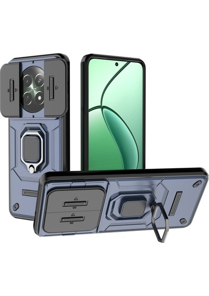 Realme 12 Pc+Tpu Darbeye Dayanıklı Telefon Kapağı (Yurt Dışından)