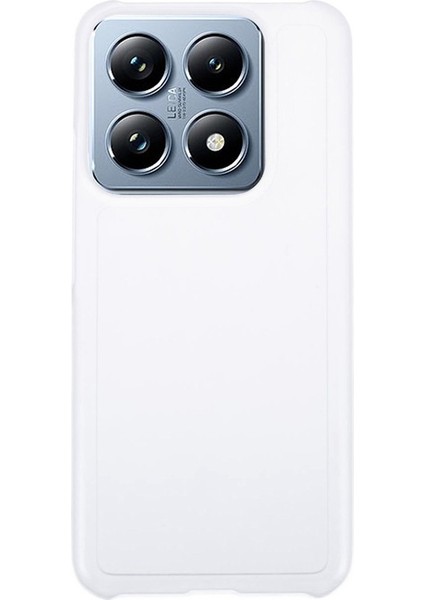 Xiaomi 14T Pro Kılıf Sert Pc Buzlu Minimalist Telefon Kapağı-Siyah Için (Yurt Dışından)