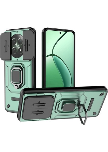 Realme 12 Pc+Tpu Darbeye Dayanıklı Telefon Kapağı (Yurt Dışından)