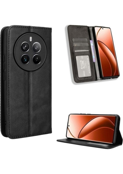 Realme 12 /realme 12 Artı Cüzdan Manyetik Kapatma Pu Deri (Yurt Dışından) modelleri