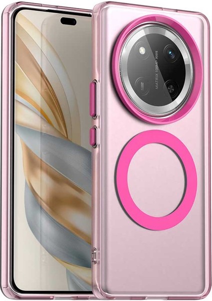 Honor Magic7 5g Pc+Tpu+Pet Düşme Önleyici Telefon Kılıfı Magsafe ile Uyumlu (Yurt Dışından)