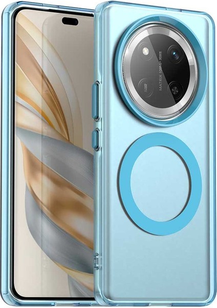 Honor Magic7 5g Pc+Tpu+Pet Düşme Önleyici Telefon Kılıfı Magsafe ile Uyumlu (Yurt Dışından)