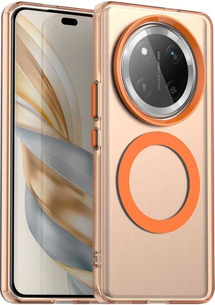 Honor Magic7 5g Pc+Tpu+Pet Düşme Önleyici Telefon Kılıfı Magsafe ile Uyumlu (Yurt Dışından)