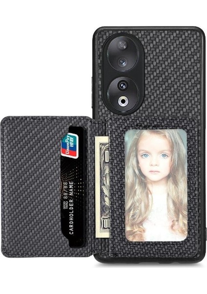 Onur Için Kılıf 90 Standı Fonksiyonu Manyetik Kart Tutucu Komple Kamera (Yurt Dışından)