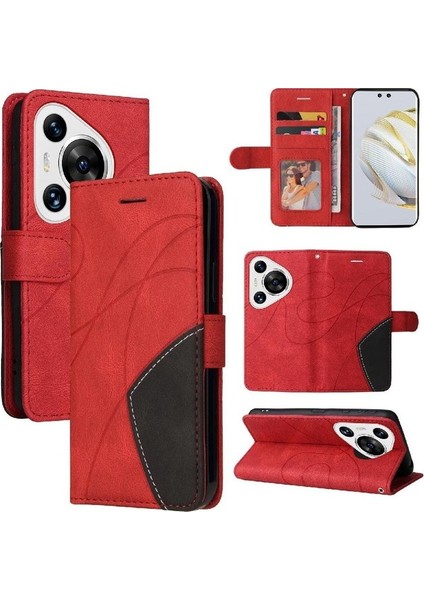 Kart Yuvası Standı Ile Huawei Pura 70 Pro Stand Koruyucu Için Flip Case (Yurt Dışından)