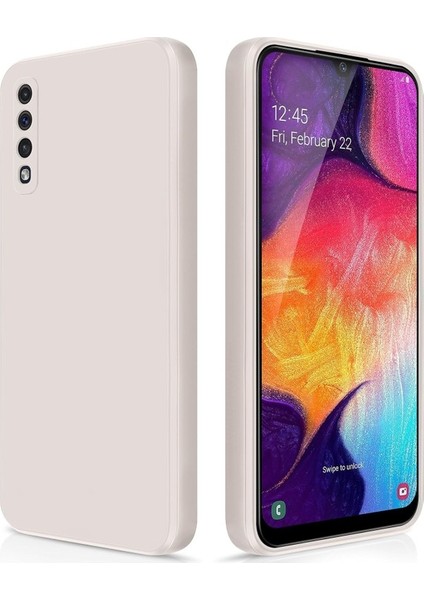 Samsung Galaxy A50 A50S Için Ince Yumuşak Likit Silikon Tampon Telefon Kılıfı - Siyah (Yurt Dışından)