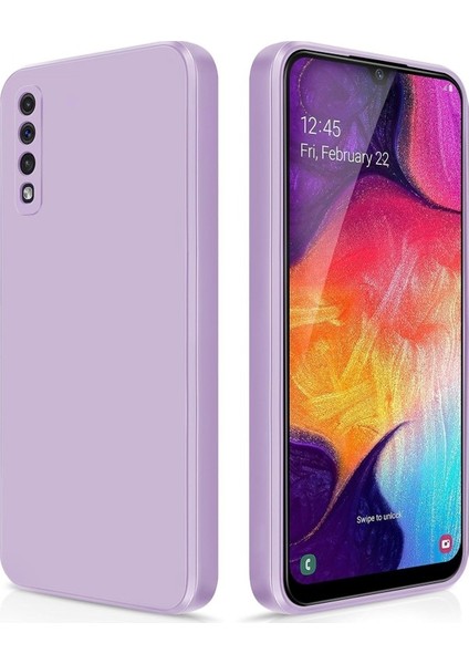 Samsung Galaxy A50 A50S Için Ince Yumuşak Likit Silikon Tampon Telefon Kılıfı - Siyah (Yurt Dışından)