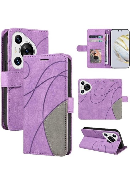 Kart Yuvası Standı Ile Huawei Pura 70 Pro Stand Koruyucu Için Flip Case (Yurt Dışından)