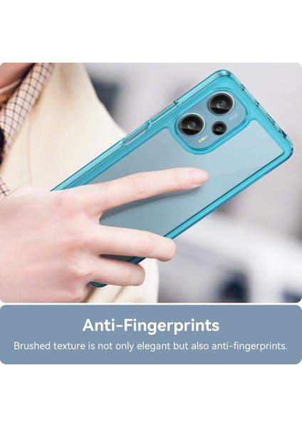 Xiaomi Redmi Için Note 12 Turbo/poco F5 5g Koruyucu Telefon Kılıfı Tpu+Akrilik Anti-Çizelge Kapak Tespit Mavi Mavi (Yurt Dışından) indirimleri