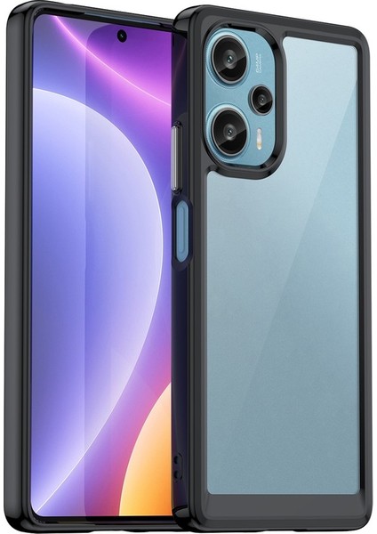 Xiaomi Redmi Için Note 12 Turbo/poco F5 5g Koruyucu Telefon Kılıfı Tpu+Akrilik Anti-Çizelge Kapak Tespit Mavi Mavi (Yurt Dışından)