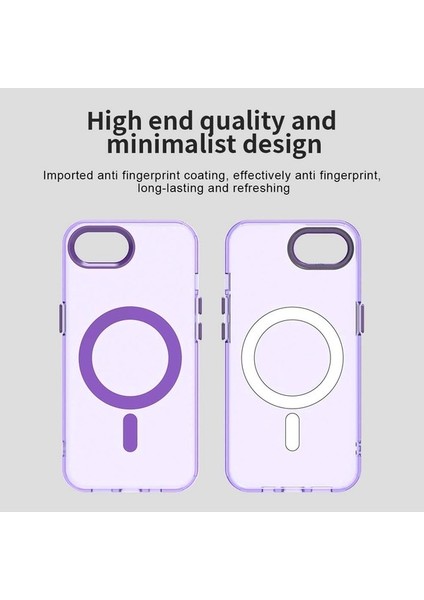 iPhone 16E Kılıfı Için Magsafe Anti Drop Hibrit Telefon Arka Kapağı ile Uyumlu-Mor (Yurt Dışından) indirimleri