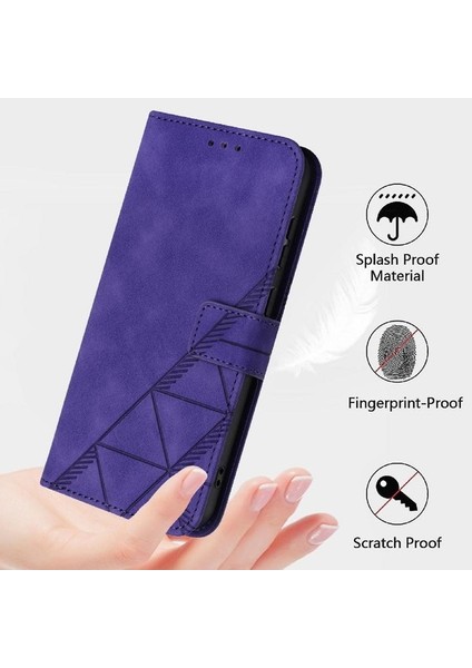 Xiaomi Redmi Note 14 Pro Plus 5g Kılıf Tam Kaplar Deri Dokulu Kapaklı Cüzdan Standlı Kartvizitli Kopçalı Kapak Kartlıklı Uzun Askılı (Yurt Dışından)