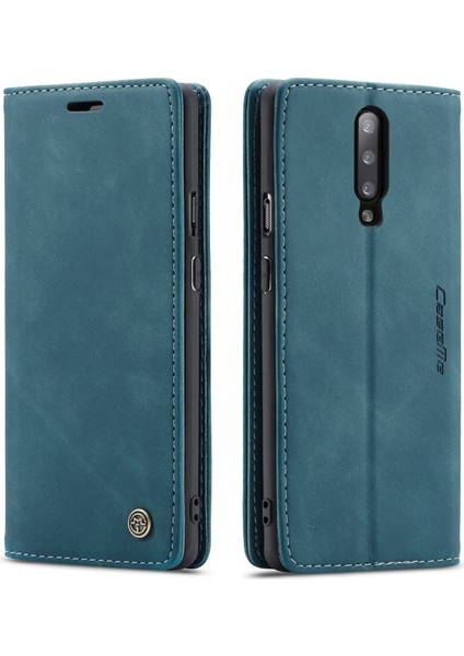 Oneplus 7 Pro Için Retro Pu Deri Tpu Kart Bölmeli Manyetik Flip Standlı Kılıf (Yurt Dışından)