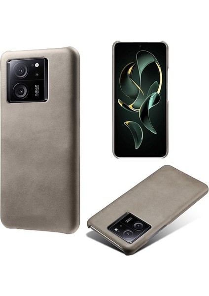 Xiaomi 13T Pro Pro-Cratch Pu Deri + Pc Kapak Buzağı Doku Cep Telefonu Kapağı (Yurt Dışından)
