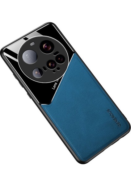 Xiaomi 15 Ultra Kılıf Deri Kaplamalı Pc+Tpu Telefon Arka Kapak-Mavi (Yurt Dışından) fiyatları