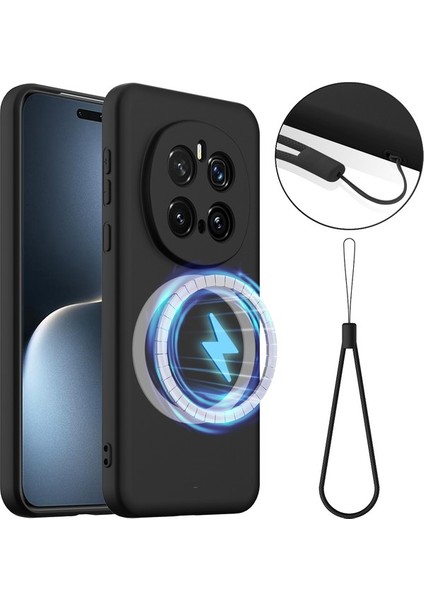 Honor Magic7 Pro 5g Anti-Drop Sıvı Silikon Telefon Kılıfı Magsafe ile Uyumlu (Yurt Dışından) fiyatları