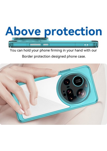 Xiaomi 15 Ultra Kılıf Tpu+Akrilik Koruyucu Şeffaf Telefon Kapağı-Şeffaf Mavi (Yurt Dışından) indirimleri