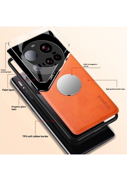 Xiaomi 15 Ultra Kılıf Deri Kaplamalı Pc+Tpu Telefon Arka Kapak-Mavi (Yurt Dışından) fırsatları