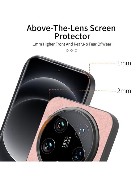 Xiaomi 14 Ultra Deri Ten-Dokunmatik Telefon Kılıfı Magsafe ile Uyumlu (Yurt Dışından) modelleri
