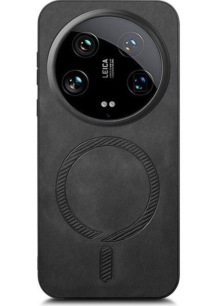 Xiaomi 14 Ultra Deri Ten-Dokunmatik Telefon Kılıfı Magsafe ile Uyumlu (Yurt Dışından) modelleri