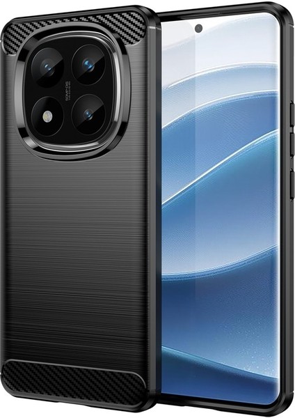 Xiaomi Redmi Note 14 Pro+ 5g Kılıf Karbon Fiber Dokulu Tpu Fırçalanmış Telefon Kapağı-Siyah (Yurt Dışından) fiyatları