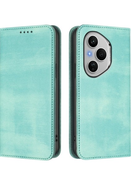 Honor 400 Pro 5g Cüzdan Kılıf Retro Doku Rfıd Engelleme Deri Telefon Kılıfı (Yurt Dışından)