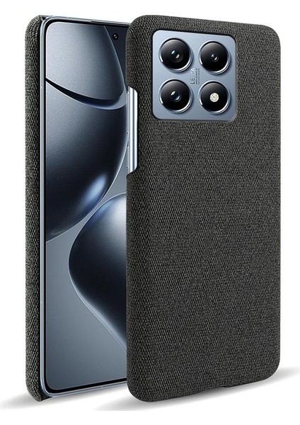 Xiaomi 14T Pro Kumaş Dokusu Çizilmez Koruyucu Pc Telefon Kapağı (Yurt Dışından)
