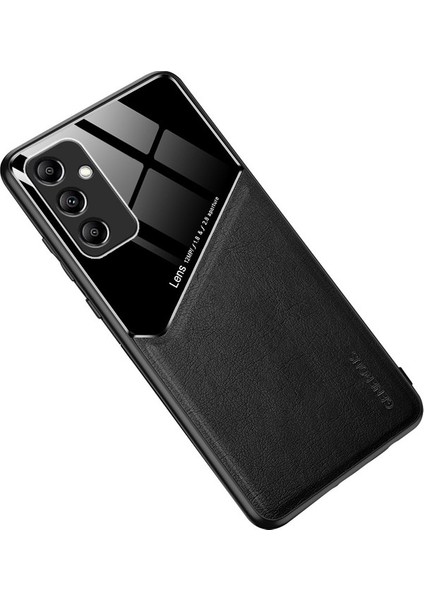 Samsung Galaxy S24 Kırmızı Dayanıklı Kılıf Manyetik Araç Montajı Pu+Tpu+Pc Kapak (Yurt Dışından)