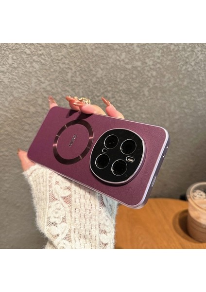 Honor Magic7 Pro 5g Pu + Tpu Telefon Arka Kapağı Magsafe ile Uyumlu (Yurt Dışından)