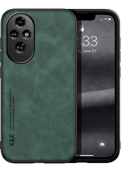 Honor 200 Cilt Hissi Araba Manyetik Emme Pu Cep Telefonu Kılıfı (Yurt Dışından) fiyatları