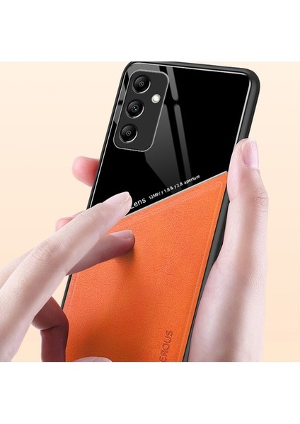 Samsung Galaxy S24 Kırmızı Dayanıklı Kılıf Manyetik Araç Montajı Pu+Tpu+Pc Kapak (Yurt Dışından) fırsatları
