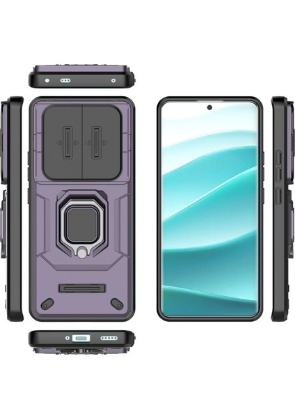 Xiaomi Redmi Note 14 Pro Plus 5g Kılıf, [tam Kamera Koruması] [360° Dönebilen Destek Halkası] Askeri Sınıf Sert Koruyucu Telefon Kılıfı Kapağı (Yurt Dışından) modelleri