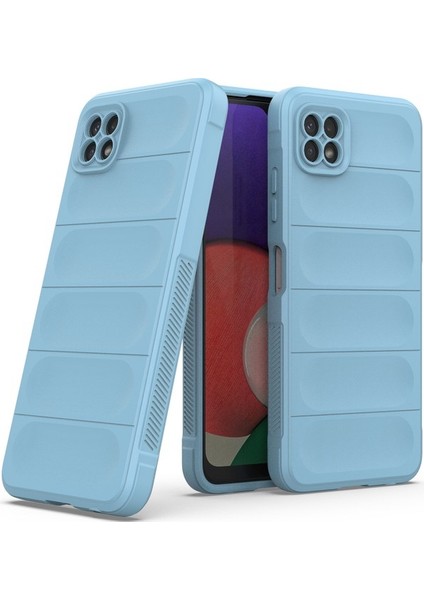 Galaxy A22 5g Için Kaymaz Silikon Telefon Kılıfı - Yeşil (Yurt Dışından)