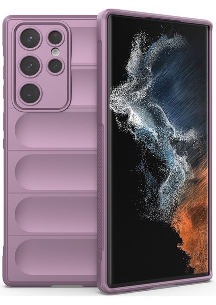 Galaxy S22 Ultra 5g Için Kaymaz Silikon Telefon Kılıfı - Yeşil (Yurt Dışından)