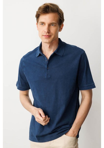 Erkek Polo Yaka T-Shirt Lacivert fırsatları
