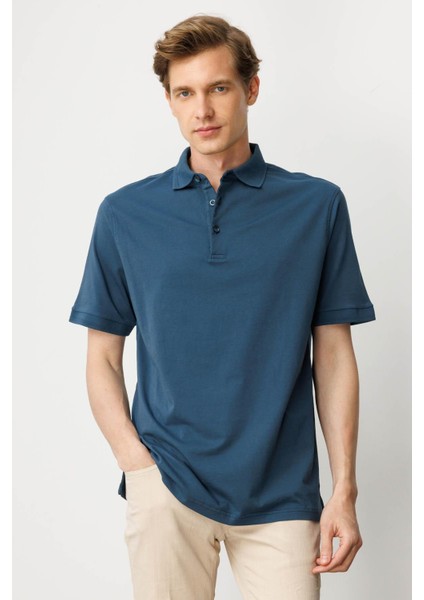 Erkek Polo Yaka T-Shirt Petrol fırsatları