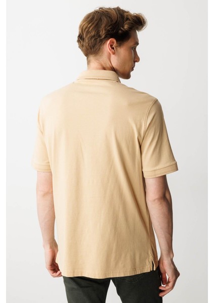 Erkek Polo Yaka T-Shirt Sarı fırsatları