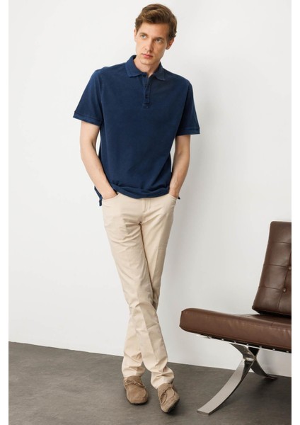 Erkek Polo Yaka T-Shirt Lacivert fiyatları