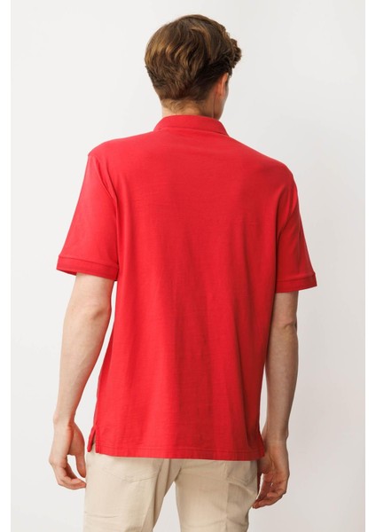 Erkek Polo Yaka T-Shirt Kırmızı fırsatları