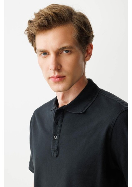 Erkek Polo Yaka T-Shirt Siyah fiyatları