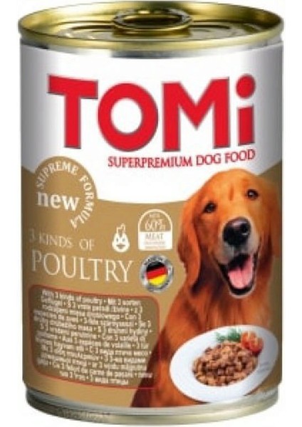 Köpek Kümes Hayvanli Yaş Mama 400 gr x 6 Adet Svlrs