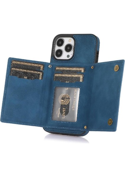 IPhone 13 Pro Max Moda Glitter Cüzdan Kılıf Koruyucu ile Uyumlu (Yurt Dışından) fiyatları