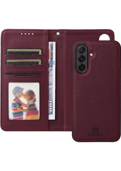 Galaxy A26 Ayrılabilir Tasarım Kapak Kapak Rfıd Için Flip Case (Yurt Dışından)
