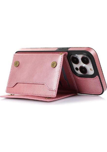 IPhone 15 Pro Moda Glitter Cüzdan Kılıf Flip Case Kapak ile Uyumlu (Yurt Dışından)