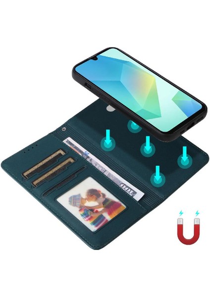 Galaxy A16 Kablosuz Şarj Flip Kapak Tasarımı Için Flip Case (Yurt Dışından) modelleri