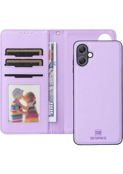 Galaxy A06 Ayrılabilir Tasarım Cüzdan Rfıd Engelleme Için Flip Case (Yurt Dışından)